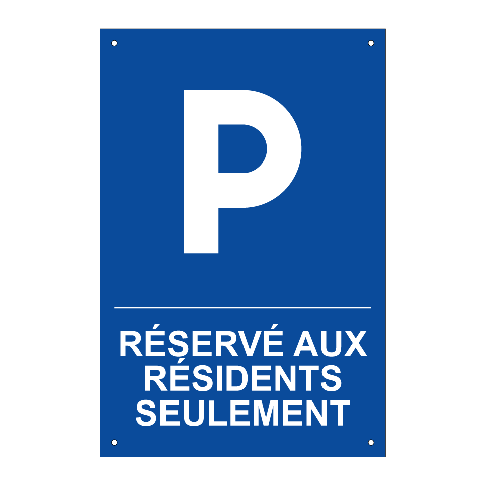 Réservé aux résidents seulement