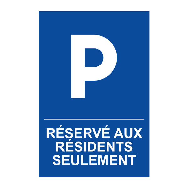 Réservé aux résidents seulement