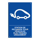 Station de recharge pour véhicules électriques uniquement