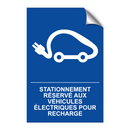 Stationnement réservé aux véhicules électriques pour recharge