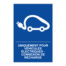 Uniquement pour véhicules électriques - connexion de recharge