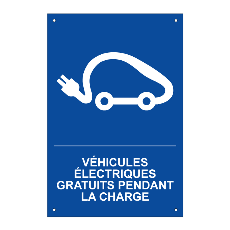 Véhicules électriques gratuits pendant la charge