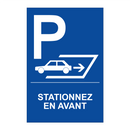 Stationnez en avant