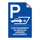 Stationnement en marche arrière uniquement