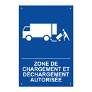 Zone de chargement et déchargement autorisée