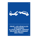 Privé. Les véhicules stationnés illégalement seront enlevés moyennant des frais !