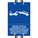Parking privé ce parking est sous vidéosurveillance. Les véhicules stationnés illégalement seront enlevés à vos frais !