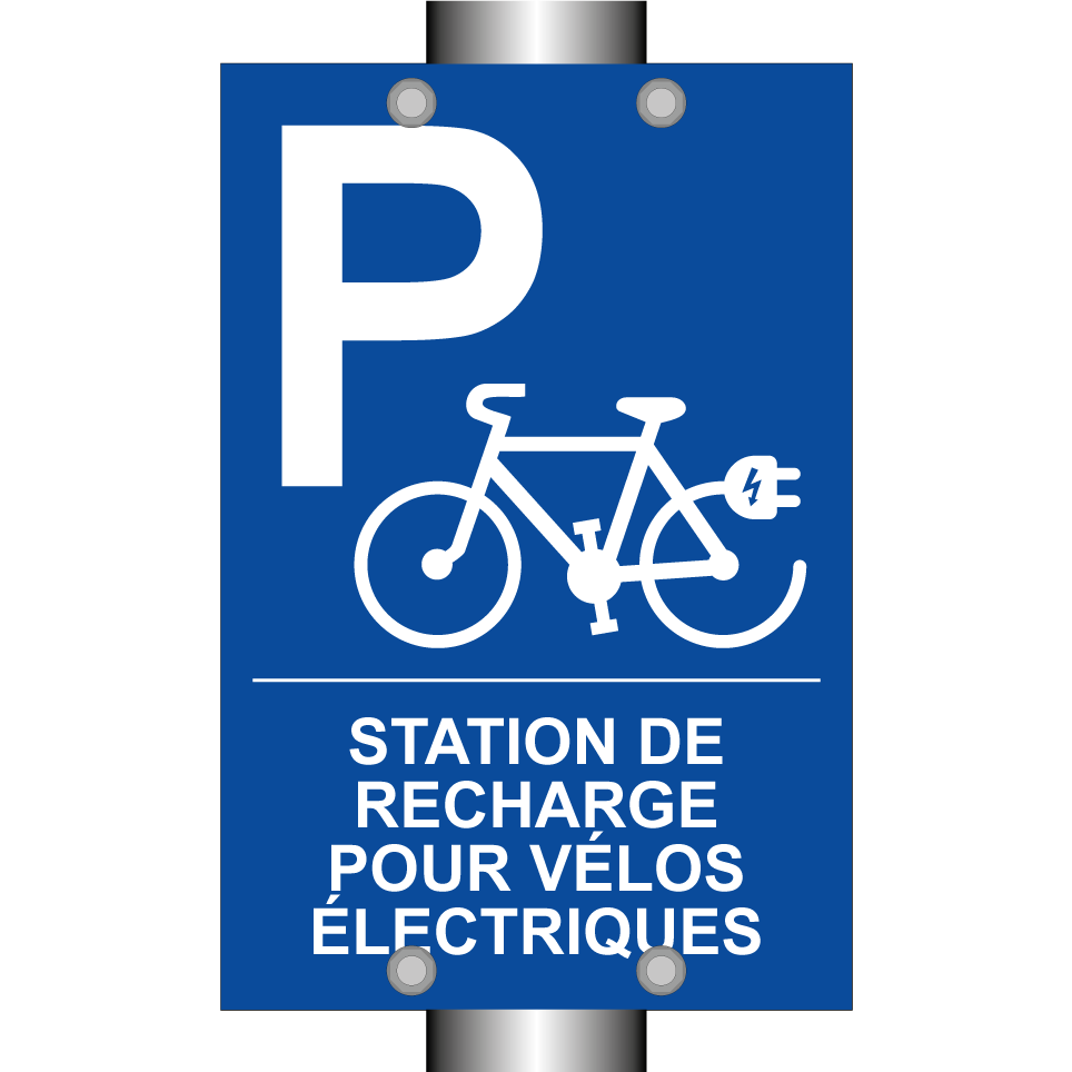 Station de recharge pour vélos électriques