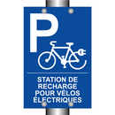 Station de recharge pour vélos électriques