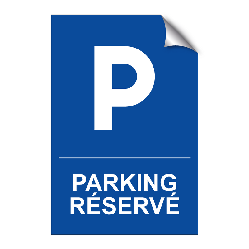 Parking réservé