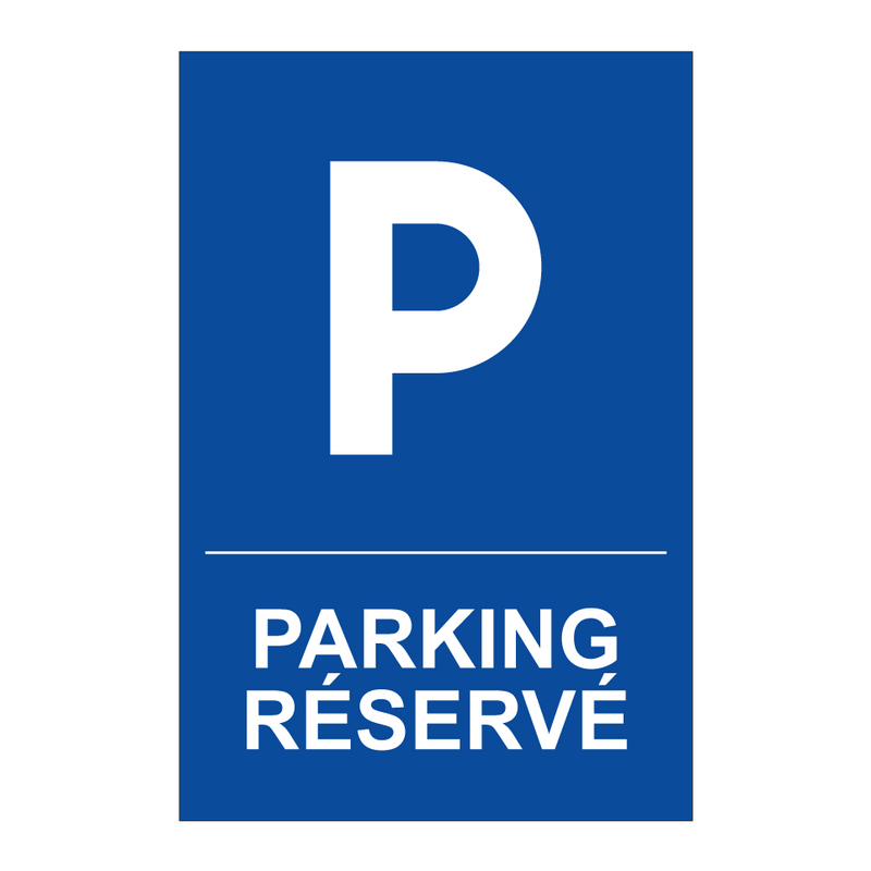 Parking réservé