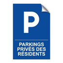Parkings privés des résidents