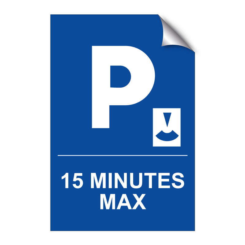 15 minutes max.