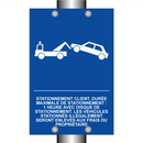 Stationnement client, durée maximale de stationnement : 1 heure avec disque de stationnement. Les véhicules stationnés illégalement seront enlevés aux frais du propriétaire.