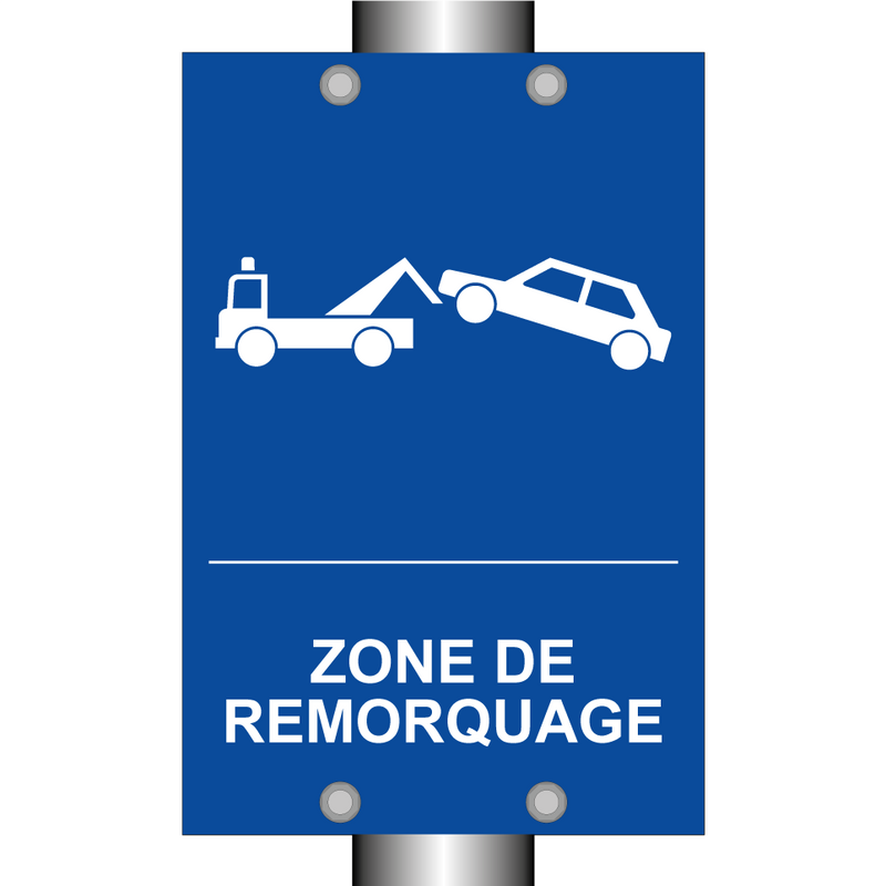 Zone de remorquage