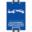 Stationnement interdit parking privé véhicules enlevés