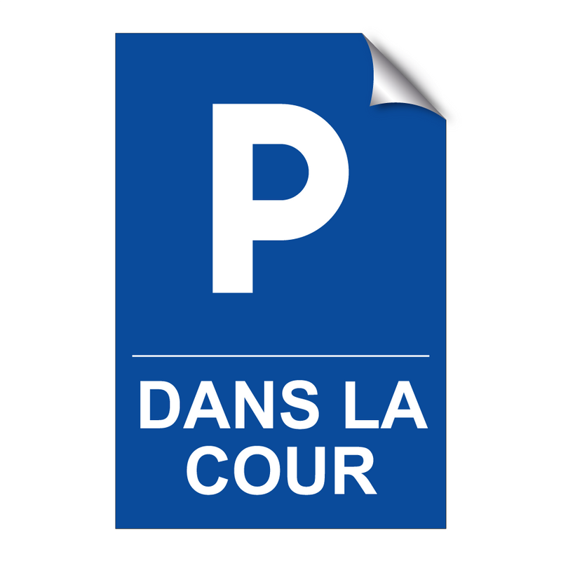 Dans la cour