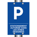 Stationnement autorisé dans les zones désignées