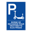 Borne de recharge pour trottinette électrique