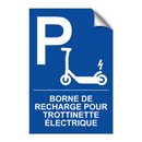 Borne de recharge pour trottinette électrique