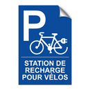 Station de recharge pour vélos