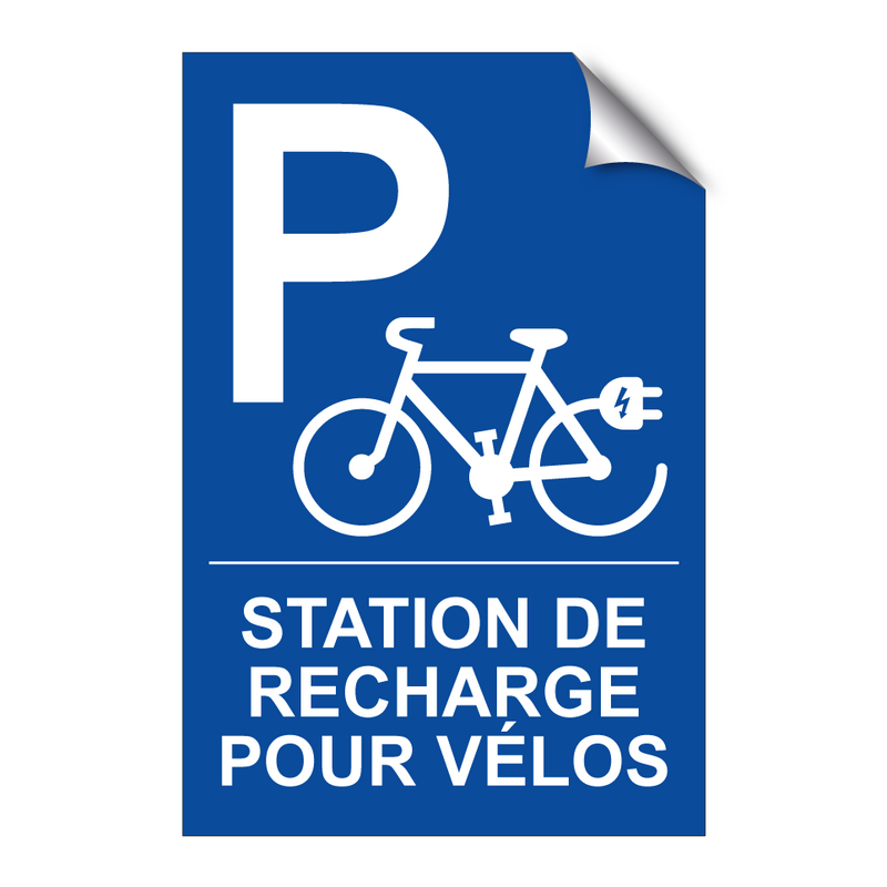 Station de recharge pour vélos