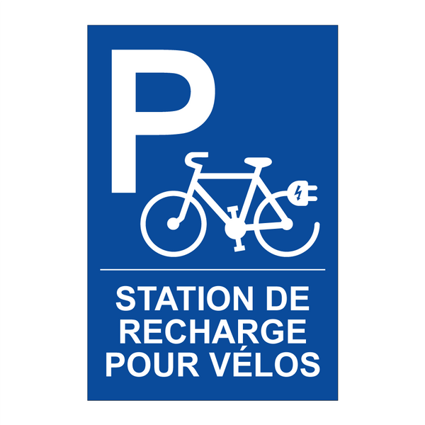 Station de recharge pour vélos
