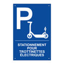 Stationnement pour trottinettes électriques