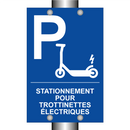 Stationnement pour trottinettes électriques