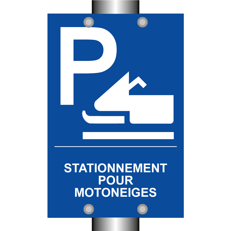 Stationnement pour motoneiges