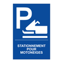 Stationnement pour motoneiges