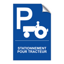 Stationnement pour tracteur