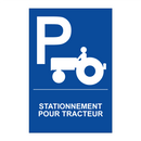 Stationnement pour tracteur