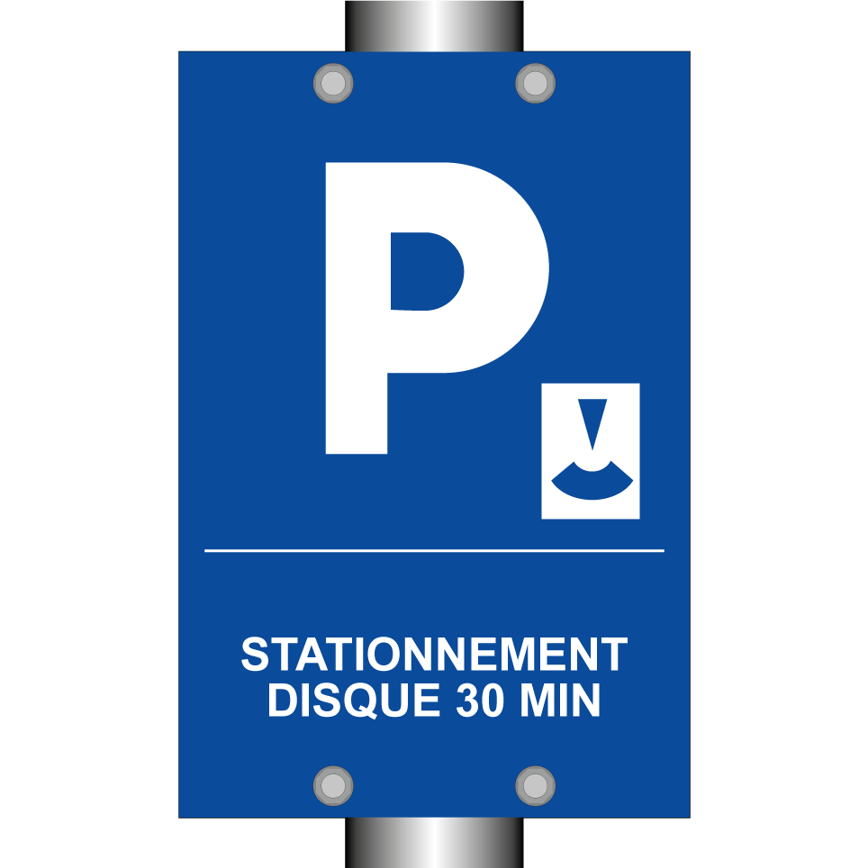 Stationnement disque 30 min