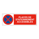 Places de stationnement accessibles