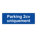Parking 2cv uniquement