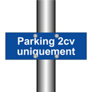 Parking 2cv uniquement