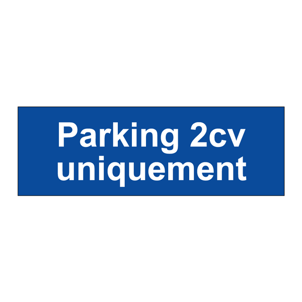 Parking 2cv uniquement