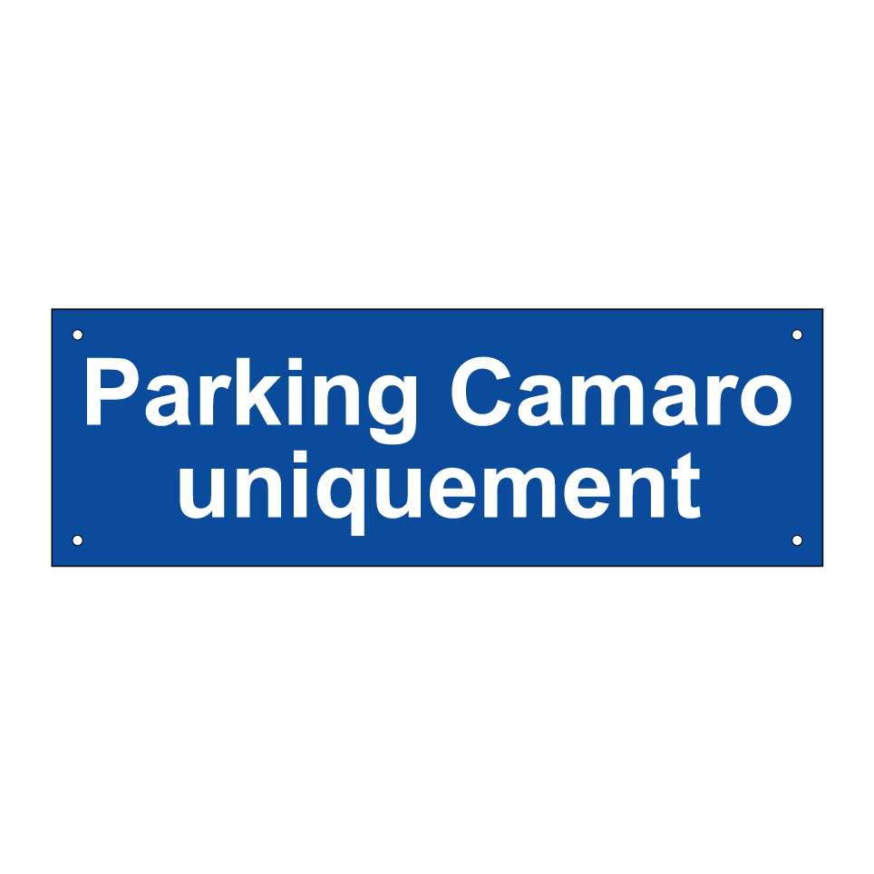 Parking Camaro uniquement