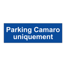 Parking Camaro uniquement
