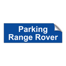 Parking Range Rover
