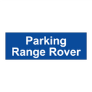 Parking Range Rover