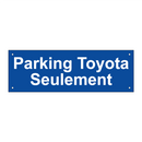 Parking Toyota Seulement