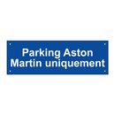 Parking Aston Martin uniquement