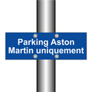 Parking Aston Martin uniquement