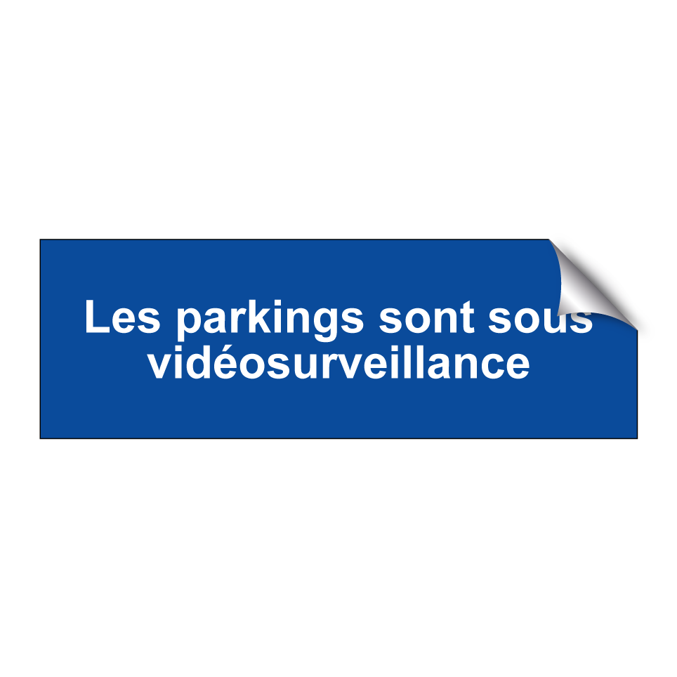 Les parkings sont sous vidéosurveillance