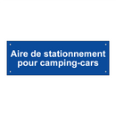 Aire de stationnement pour camping-cars