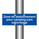Zone de stationnement pour camping-cars extra-longs