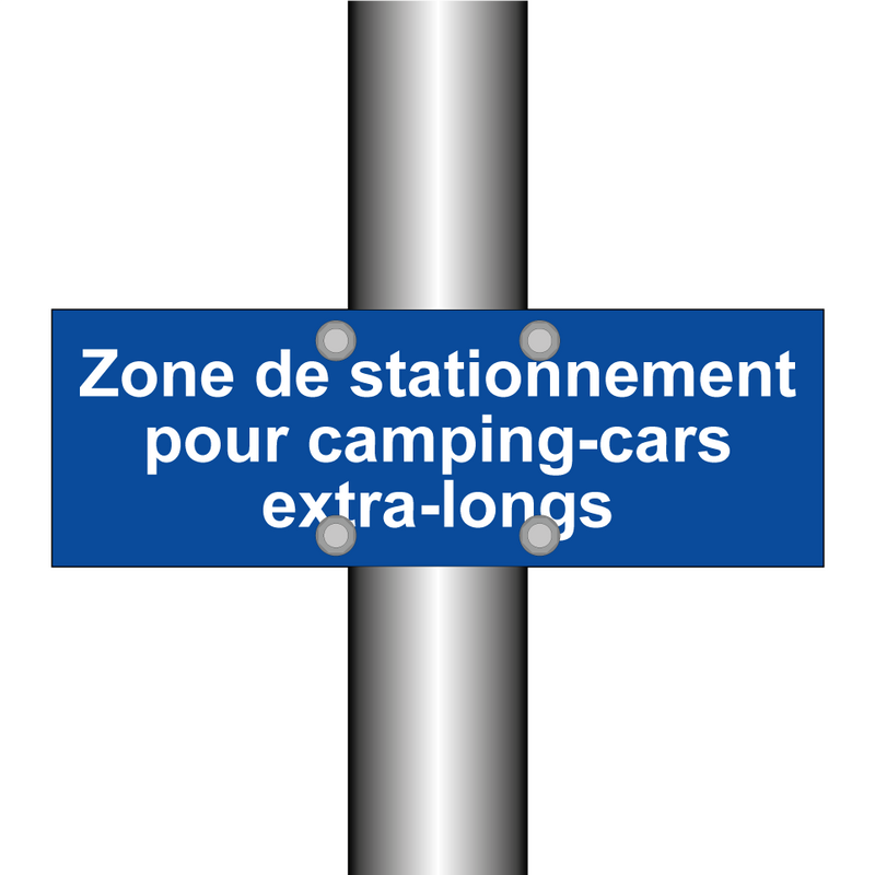 Zone de stationnement pour camping-cars extra-longs