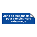 Zone de stationnement pour camping-cars extra-longs